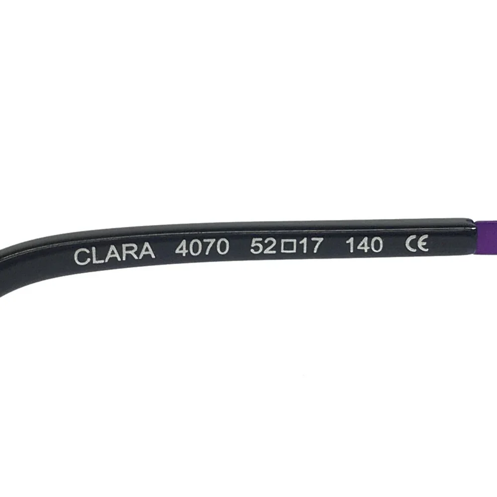 BOZ Eyeglasses Frames CLARA 4070 Clear Green Matte Purple Fade 52-17-140